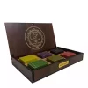 Aleppo Gift set consisting of 6 Laurel soap is natural in a wonderful wooden box
