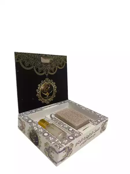 f4f18788-d3fa-4e36-b603-8a7cb85edc15 A set of deodorant and bath soap (Purity Musk) with Hanjour Purity Musk Oil