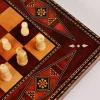 Chess set & Backgammon board, backgammon set amazing quality, wooden inlaid with mother of pearl, board games, Christmas gift Chess board