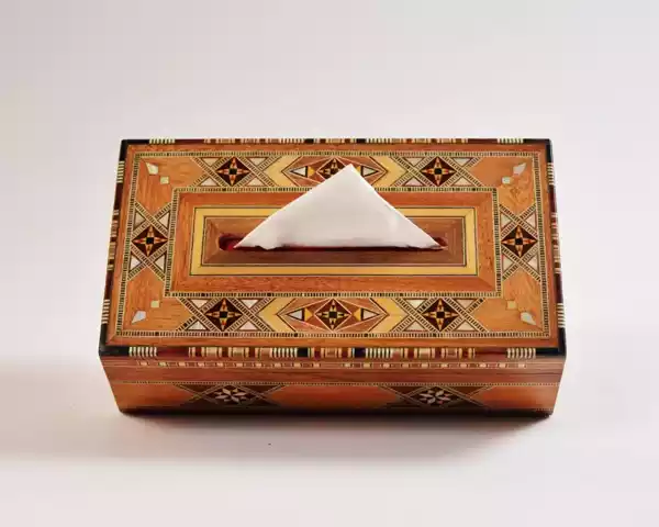 Wooden Tissue Box rectangular tissues box/ Home decor /mosaic box inlay with mother of pearl