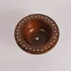 Damascus serving bowl inlaid with mother-of-pearl