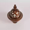 Damascus serving bowl inlaid with mother-of-pearl