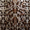 Diamond set of chairs with a hand-carved table inlaid with natural mother-of-pearl
