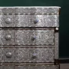 Mirror and console set inlaid with mother-of-pearl from the Taj Collection