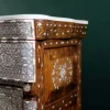 Mirror and console set inlaid with mother-of-pearl from the Taj Collection