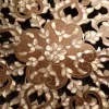 Round table carved and inlaid with mother-of-pearl