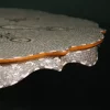 Round table completely inlaid with mother-of-pearl