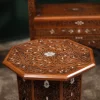 Handmade Set of 3 Chairs with In-Between Table