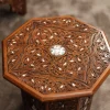 Handmade Set of 3 Chairs with In-Between Table