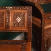 Handmade Set of 3 Chairs with In-Between Table