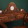 Handmade Set of 3 Chairs with In-Between Table