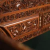 Handmade Set of 3 Chairs with In-Between Table