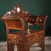 Handmade Set of 3 Chairs with In-Between Table