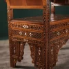 Handmade Set of 3 Chairs with In-Between Table