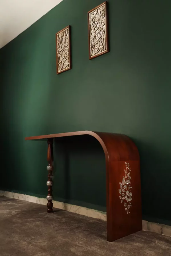 IMG-20240516-WA0076 Handmade Modern Console with Mother of Pearl Inlay