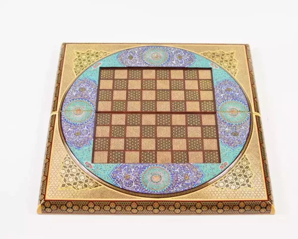10 Golden Chess wooden board inlaid with copper/backgammon/ Board games/ luxury gift