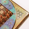 Golden Chess wooden board inlaid with copper/backgammon/ Board games/ luxury gift