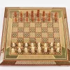 unique royal chessboard handmade from lemon wood and inlaid with copper