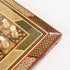 unique royal chessboard handmade from lemon wood and inlaid with copper