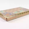 Golden backgammon and Chess / wooden board inlaid with copper / Board games / unique gift