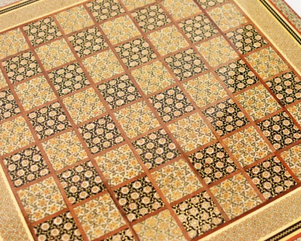 7 unique royal chessboard handmade from lemon wood and inlaid with copper
