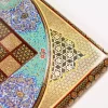 Golden Chess wooden board inlaid with copper/backgammon/ Board games/ luxury gift