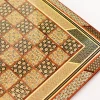 unique royal chessboard handmade from lemon wood and inlaid with copper