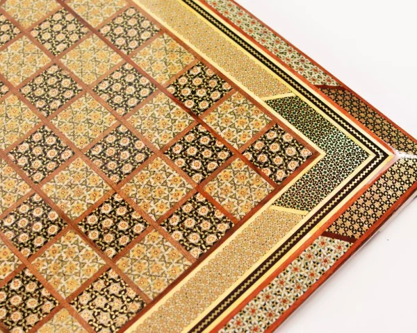8 unique royal chessboard handmade from lemon wood and inlaid with copper