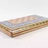 Golden backgammon and Chess /wooden board inlaid with copper/ Board games/ beautiful gift