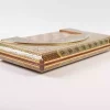 Golden Chess wooden board inlaid with copper/backgammon/ Board games/ Great gift