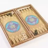 Golden Chess wooden board inlaid with copper/backgammon/ Board games/ luxury gift