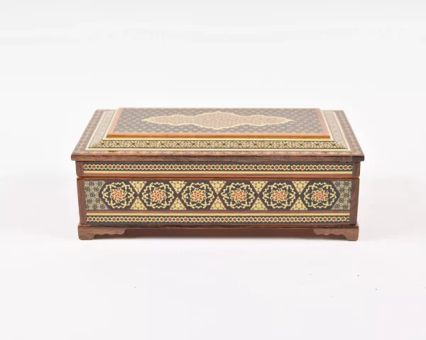 DSC_0450 Luxurious wooden box, handcrafted and inlaid with copper