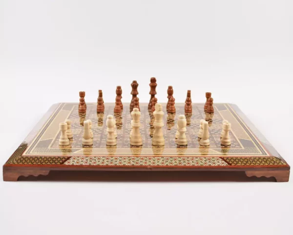DSC_0450 unique royal chessboard handmade from lemon wood and inlaid with copper