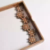 HANDMADE Unique TRAY A STUNNING FUSION OF ACRYLIC & WOODEN INLAID WITH PEARL