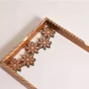 HANDMADE Unique TRAY A STUNNING FUSION OF ACRYLIC & WOODEN INLAID WITH PEARL