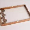 HANDMADE Unique TRAY A STUNNING FUSION OF ACRYLIC & WOODEN INLAID WITH PEARL