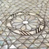 Handmade wooden table – side table – tea table – coffee table – inlaid with mother-of-pearl – wooden decor – home decor