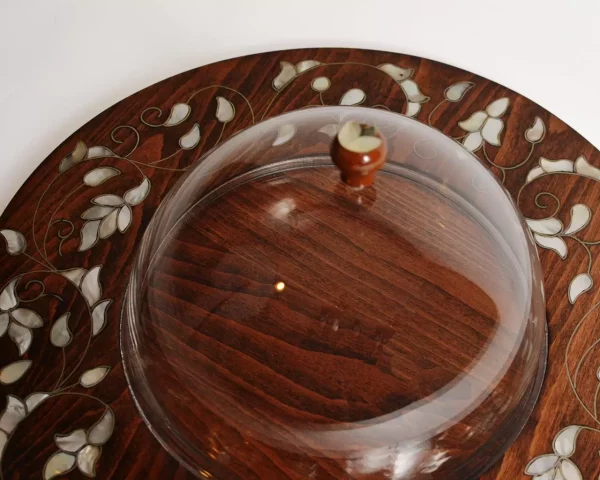 IMG-20240623-WA0008 amazing tray with Plexi cover inlaid with mother of pearl