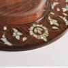 amazing tray with Plexi cover inlaid with mother of pearl