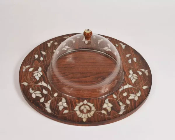 IMG-20240623-WA0011 amazing tray with Plexi cover inlaid with mother of pearl