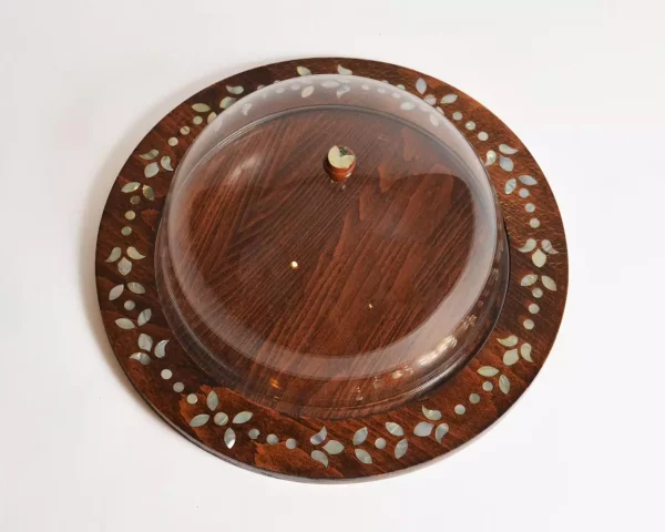 IMG-20240623-WA0013 amazing tray with Plexi cover inlaid with mother of pearl