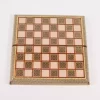 Golden backgammon and Chess / wooden board inlaid with copper Royal gift