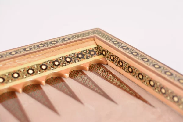 IMG-20240630-WA0047 Golden backgammon and Chess / wooden board inlaid with copper Royal gift