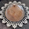 Unique tray with Plexi cover inlaid with mother of pearl
