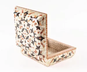 Handmade Jewelry Box made of natural wood and mother of pearl, Accessories box, makeup organizer, home decor, bedroom decor, gifts jewelry