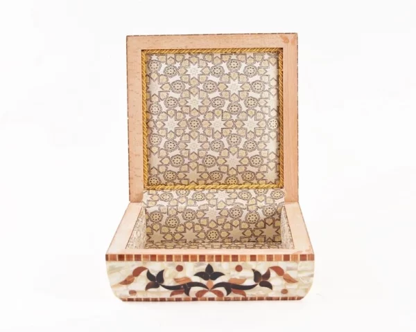Handmade Jewelry Box made of natural wood and mother of pearl, Accessories box, makeup organizer, home decor, bedroom decor, gifts jewelry