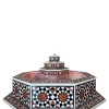 Damascus water fountain handmade from natural marble mosaic