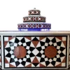 Damascus water fountain handmade from natural marble mosaic