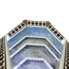 Damascus waterfall made of marble mosaic XL
