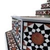 Damascus water fountain handmade from natural marble mosaic